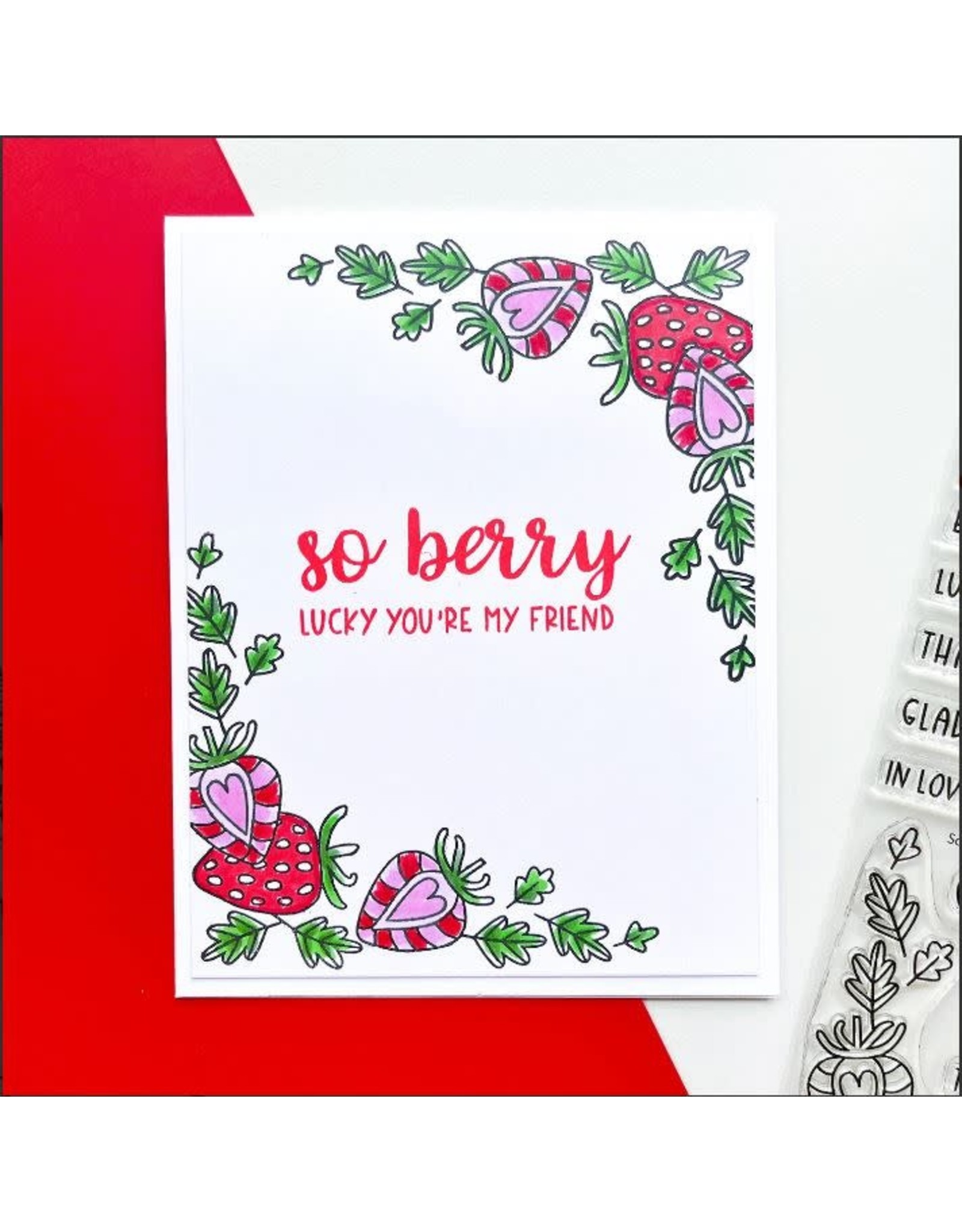 Catherine Pooler Designs So Berry Sentiments Stamp Set