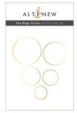 ALTENEW Fine Rings: Circles Hot Foil Plate Set