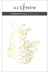 ALTENEW Delightful Flowers Hot Foil Plate
