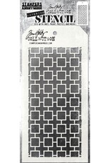 Tim Holtz - Stampers Anonymous Linked Squared - Layered Stencil