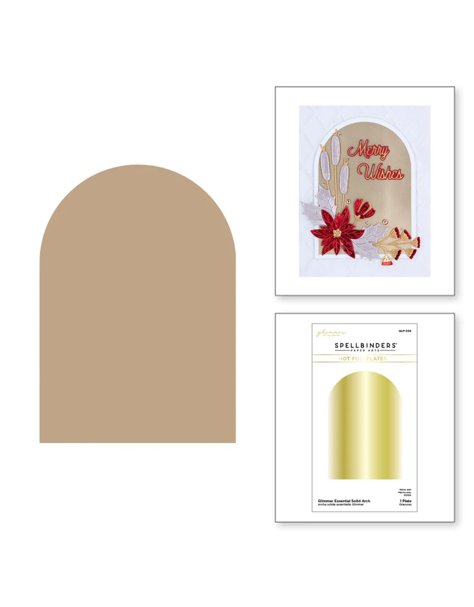 Spellbinders Glimmer Essential Solid Arch  - Glimmer Plate