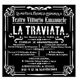 Stamperia La Traviata - Stencil 18X18CM