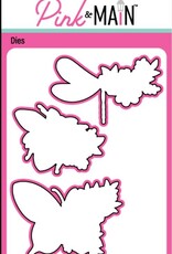 Pink & Main Floral Wings Dies