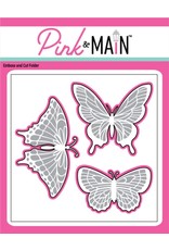 Pink & Main Butterflies Emboss & Cut Folder