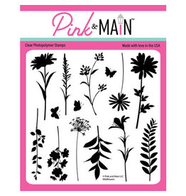 Pink & Main WILDFLOWERS 6X6 STAMP SET