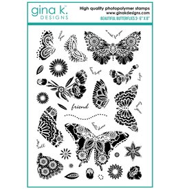 Gina K. Designs Beautiful Butterflies 3 stamp set