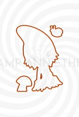 Stamp Anniething Jerome The Gnome Outline Die