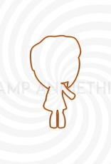 Stamp Anniething Rae I think You're Pretty Neato Outline Die