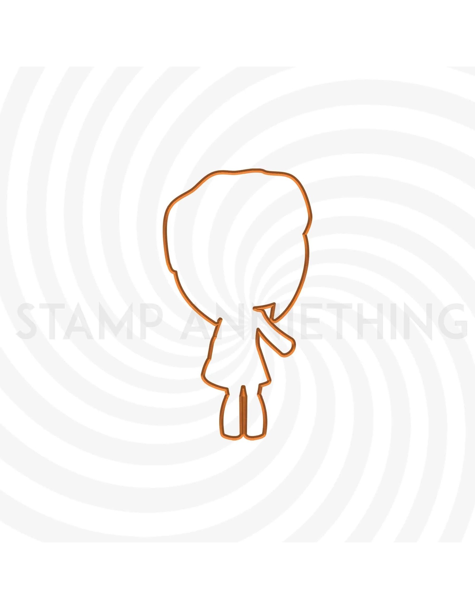 Stamp Anniething Rae I think You're Pretty Neato Outline Die