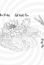 Stamp Anniething Lily Pad and Dragonfly Stamp Set