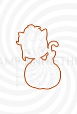 Stamp Anniething Annie Feline Spooky Outline Die