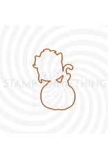 Stamp Anniething Annie Feline Spooky Outline Die