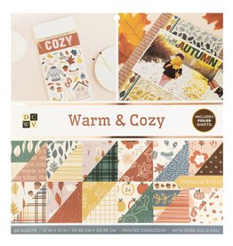 AMERICAN CRAFTS WARM COZY -PAPER STACK 12X12