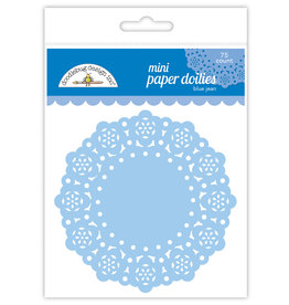 Doodlebug Design Mini Doilies (75 count) - Blue Jean