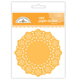 Doodlebug Design Mini Doilies (75 count) - Tangerine