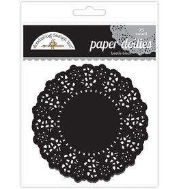 Doodlebug Design Doilies (75 count) - Beetle Black