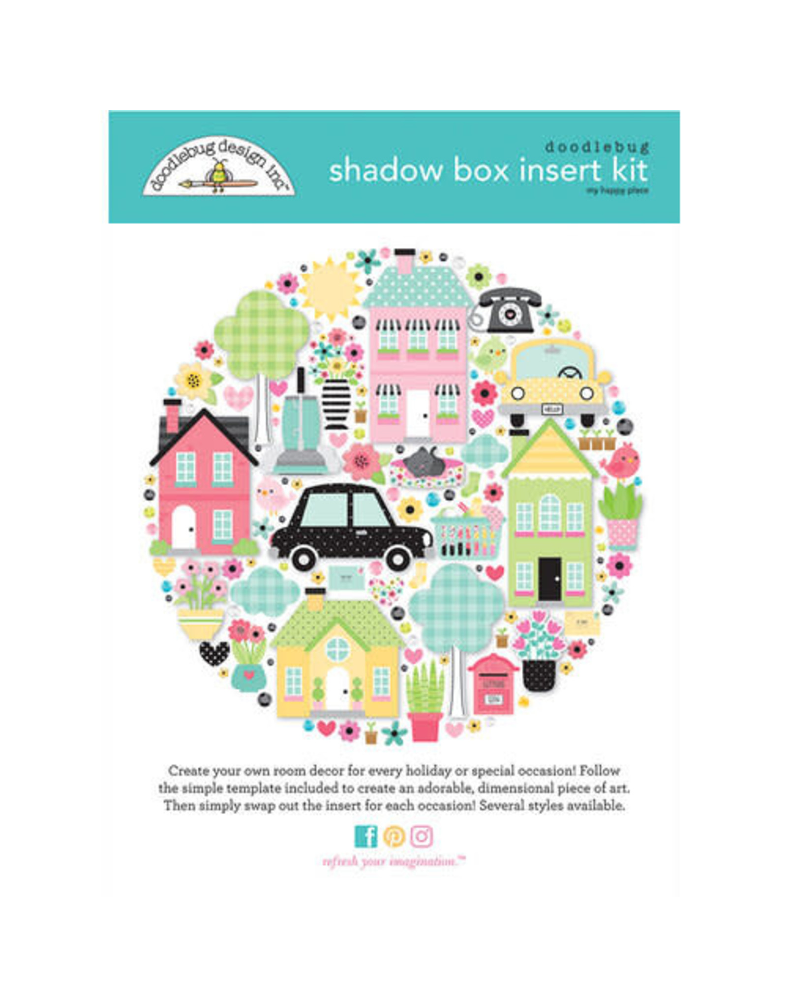 doodlebug designs shadow box