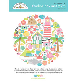 Doodlebug Design Seaside Summer Shadow Box Kit