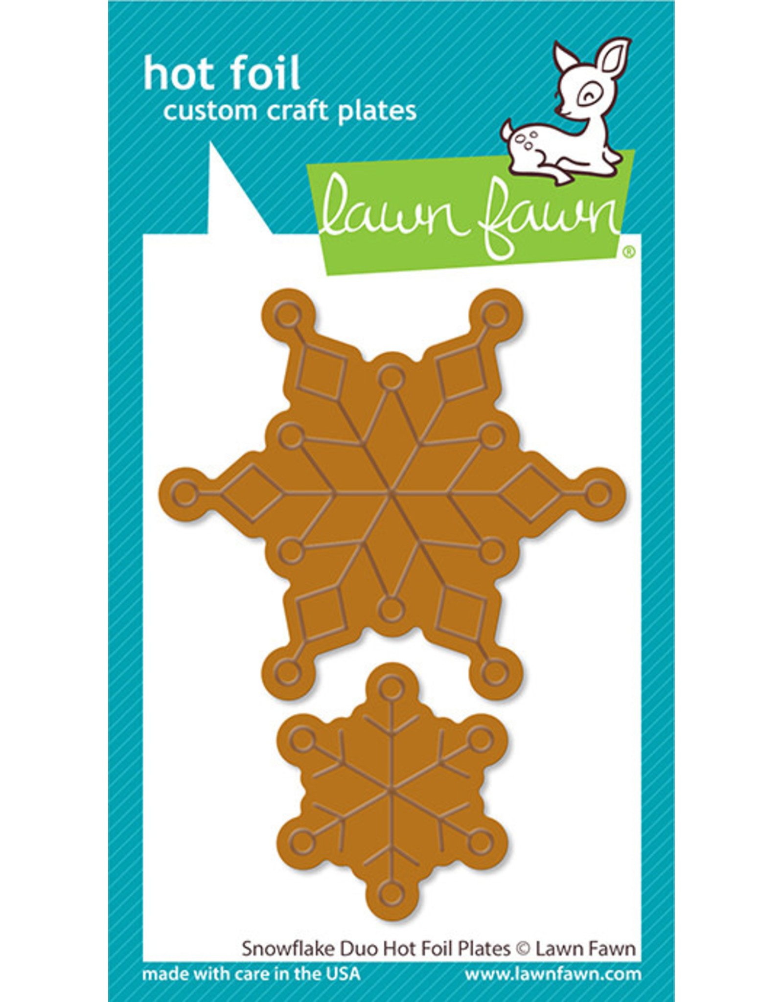 Lawn Fawn Snowflake Duo - Hot Foil Plates