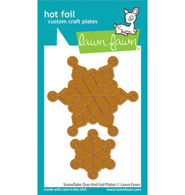 Lawn Fawn Snowflake Duo - Hot Foil Plates