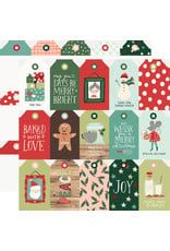 Simple Stories Baking Spirits Bright 12x12 Paper -Tags