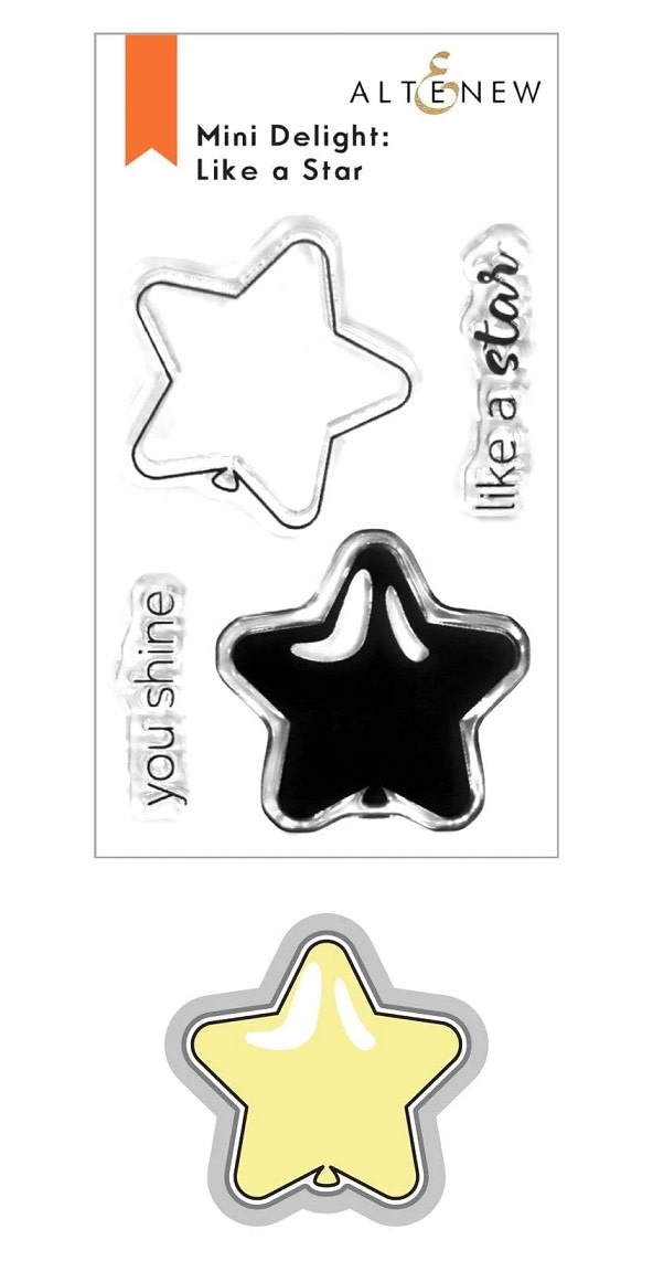 Altenew Mini Delight: Like A Star Stamp & Die Set