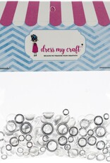 DRESS MY CRAFT Water Droplet Embellishments Assorted