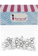 DRESS MY CRAFT ASSORTED  -WATER DROPLET EMBELLISHMENTS