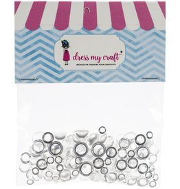 DRESS MY CRAFT Water Droplet Embellishments Assorted