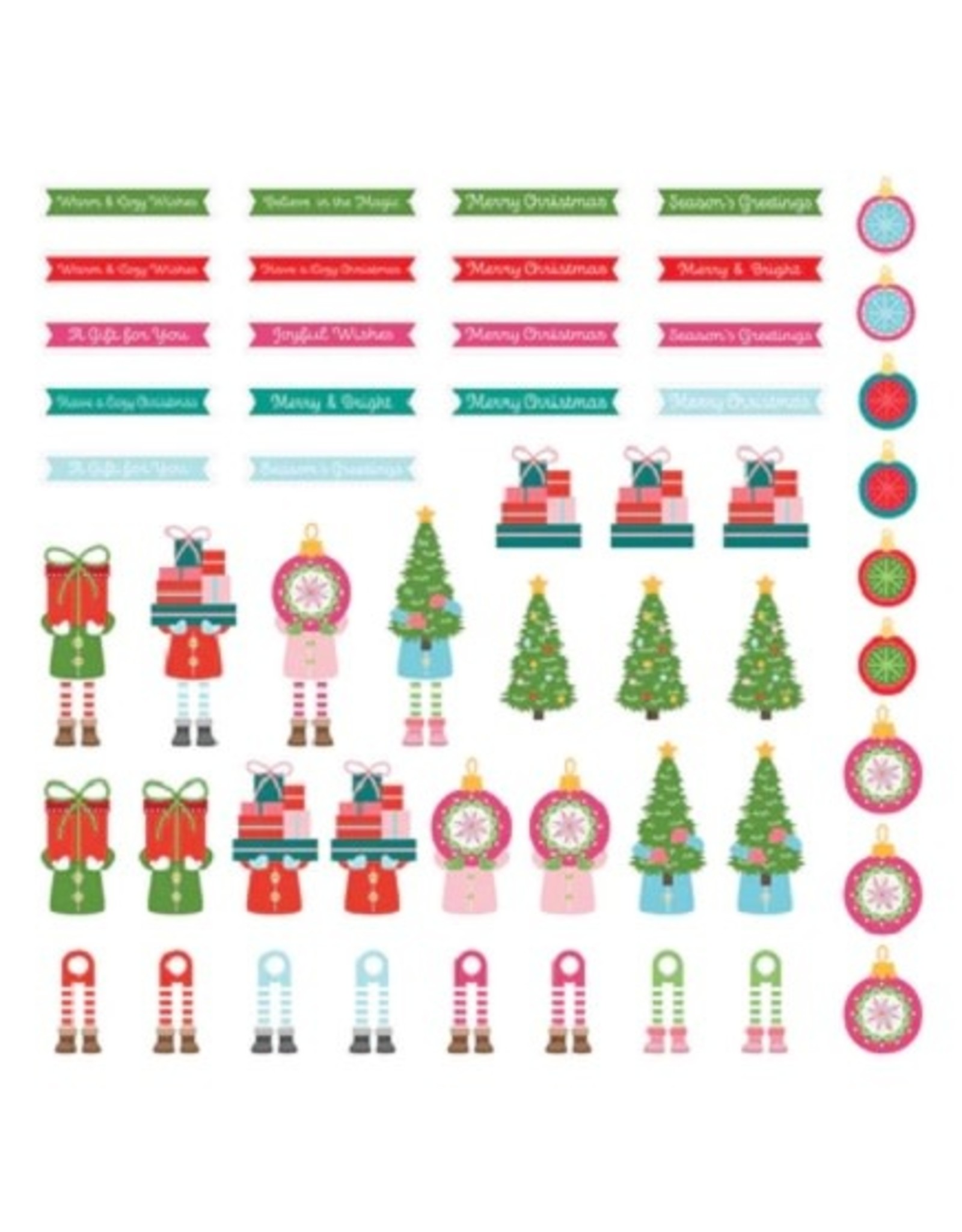 Spellbinders Christmas Delivery Printed Die Cuts from the Oh What Fun Collection
