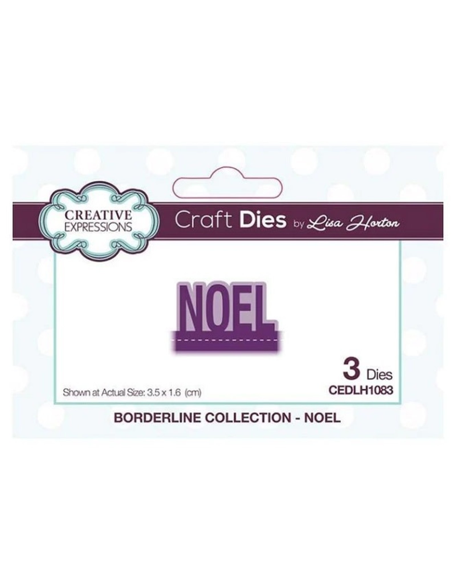 Creative Expressions Creative Expressions Borderline Noel Craft Die