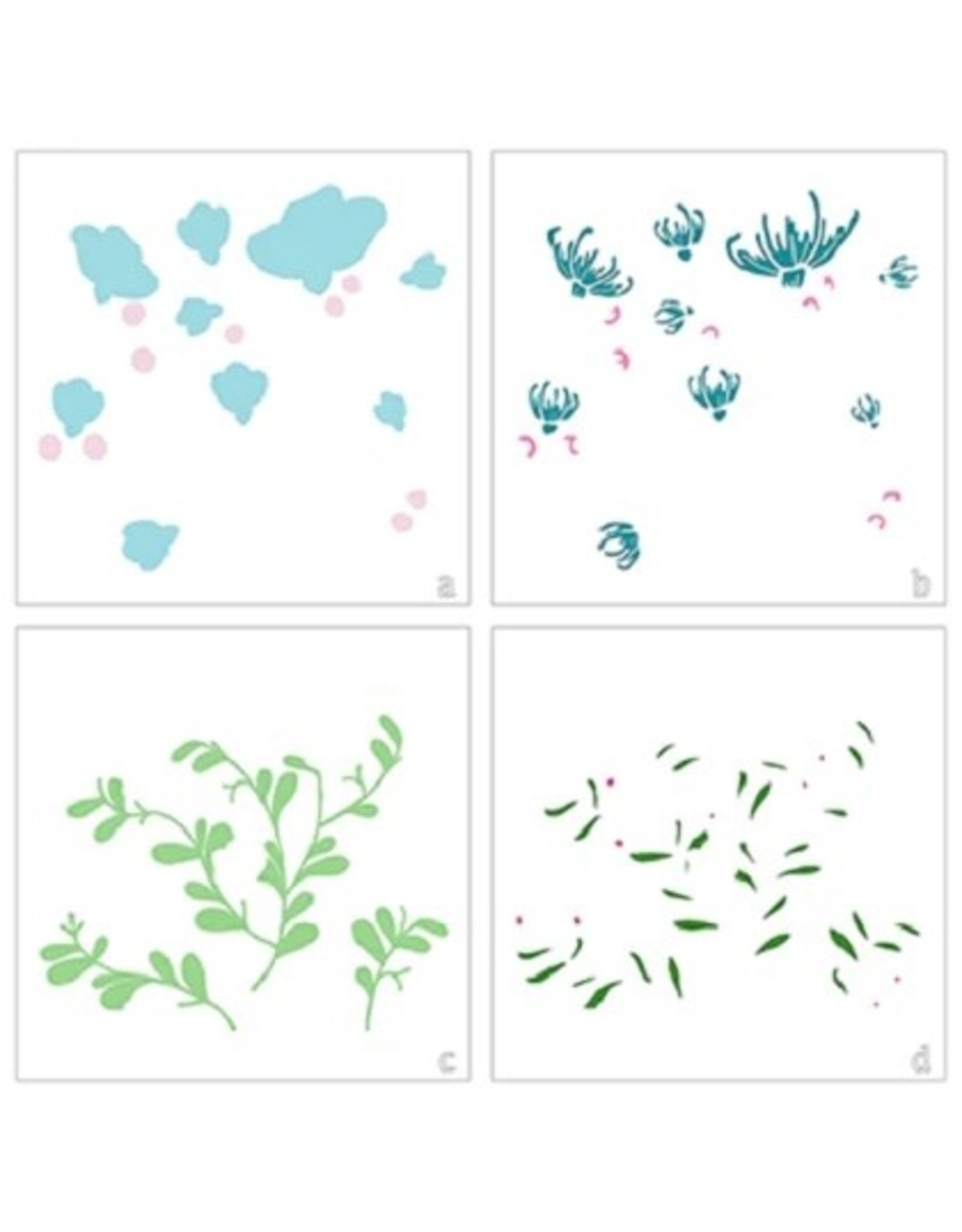 LDRS Creative FORGET ME NOT LAYERING STENCILS