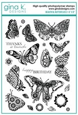 Gina K. Designs Beautiful Butterflies 2 Stamps