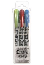 Tim Holtz - Ranger Distress Crayon Pearl Holiday Set 3