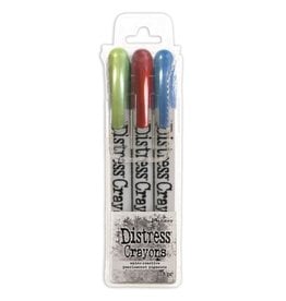 Tim Holtz - Ranger Distress Crayon Pearl Holiday Set 3