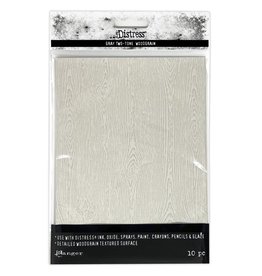 Tim Holtz - Ranger 5x7  Distress - Two Tone Woodgrain - Light Grey - 10pkg