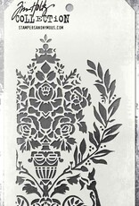 Tim Holtz - Stampers Anonymous Crest - Layered Stencil