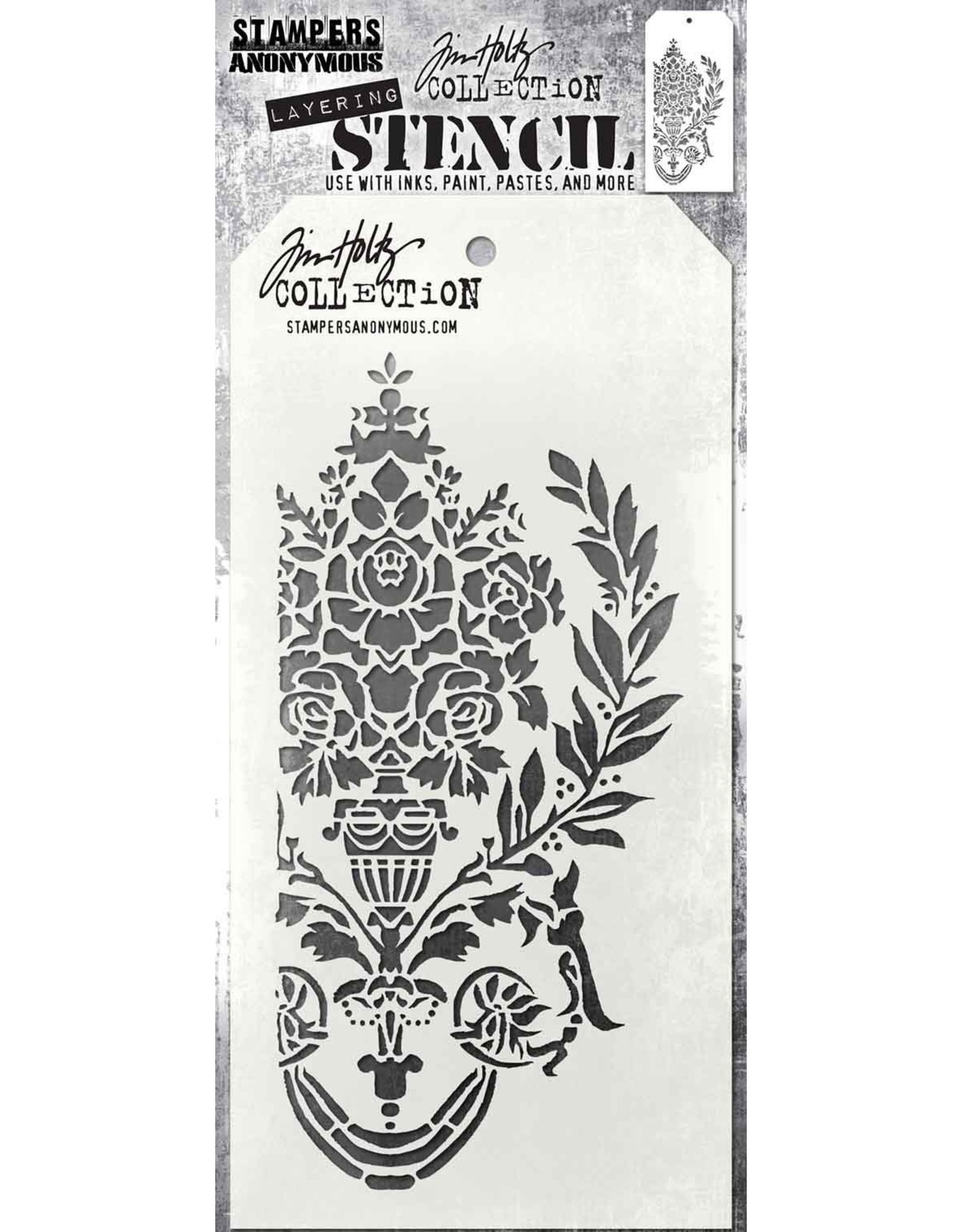 Tim Holtz - Stampers Anonymous CREST-LAYERED STENCIL