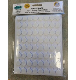 THE PRODUCT WELL 1/2" Round Foam Dots 512 pcs