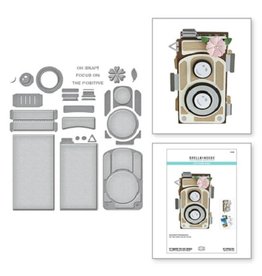 Spellbinders 3D VIGNETTE TWIN LENS CAMERA ETCHED DIES FROM 3D VIGNETTE COLLECTION BY BECCA FEEKEN