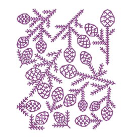 Tim Holtz - Sizzix Thinlits Pine Pattern