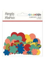 Simple Stories Color Vibe Flowers Bits & Pieces - Bolds