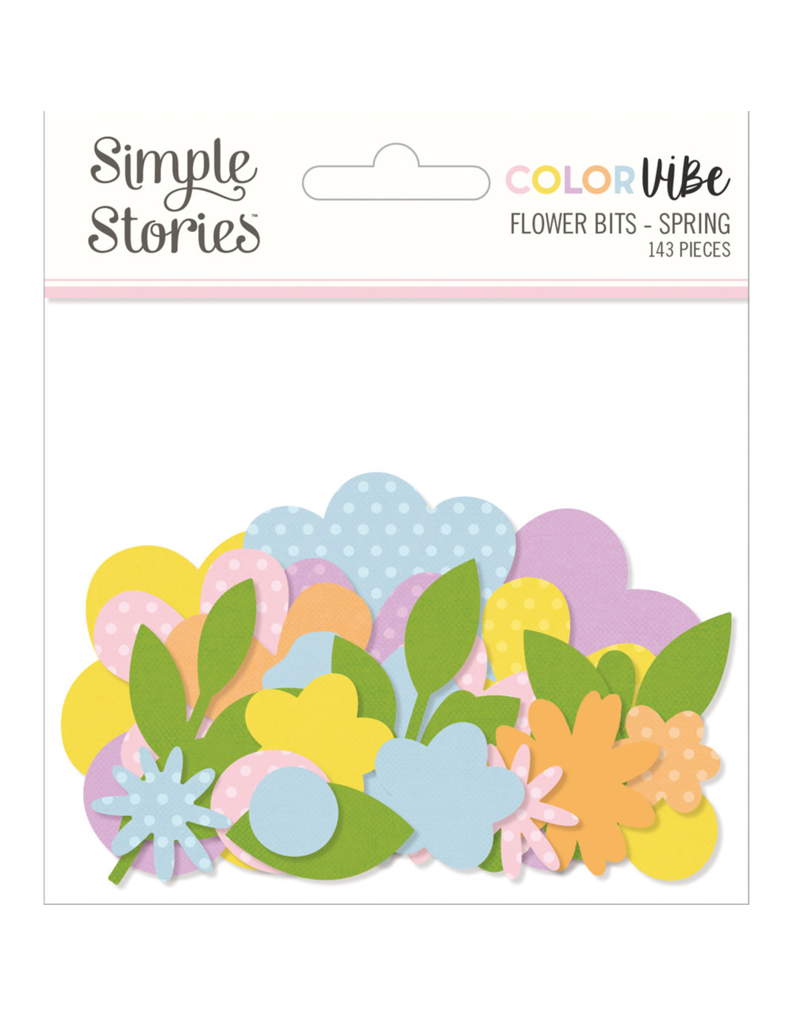 Simple Stories Color Vibe Flowers Bits & Pieces - Spring