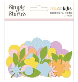 Simple Stories Color Vibe Flowers Bits & Pieces - Spring