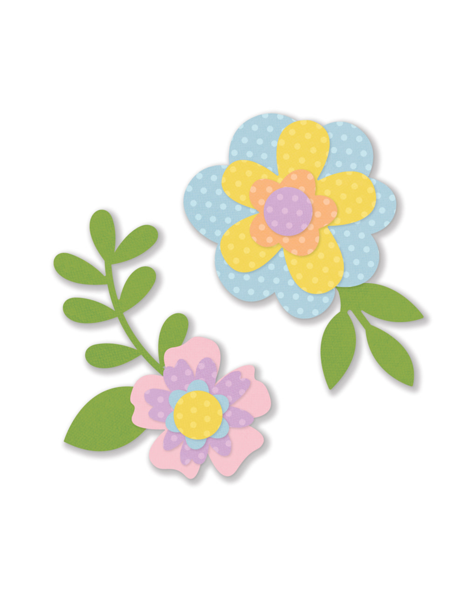 Simple Stories Color Vibe Flowers Bits & Pieces - Spring