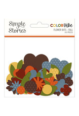 Simple Stories Color Vibe Flowers Bits & Pieces - Fall