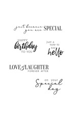 Sizzix Sunnyside 6 - Sizzix Clear Stamps