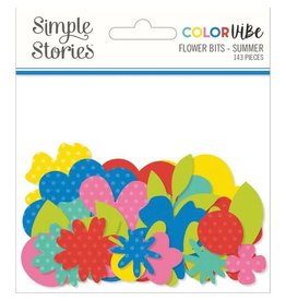 Simple Stories Color Vibe Flowers Bits & Pieces - Summer