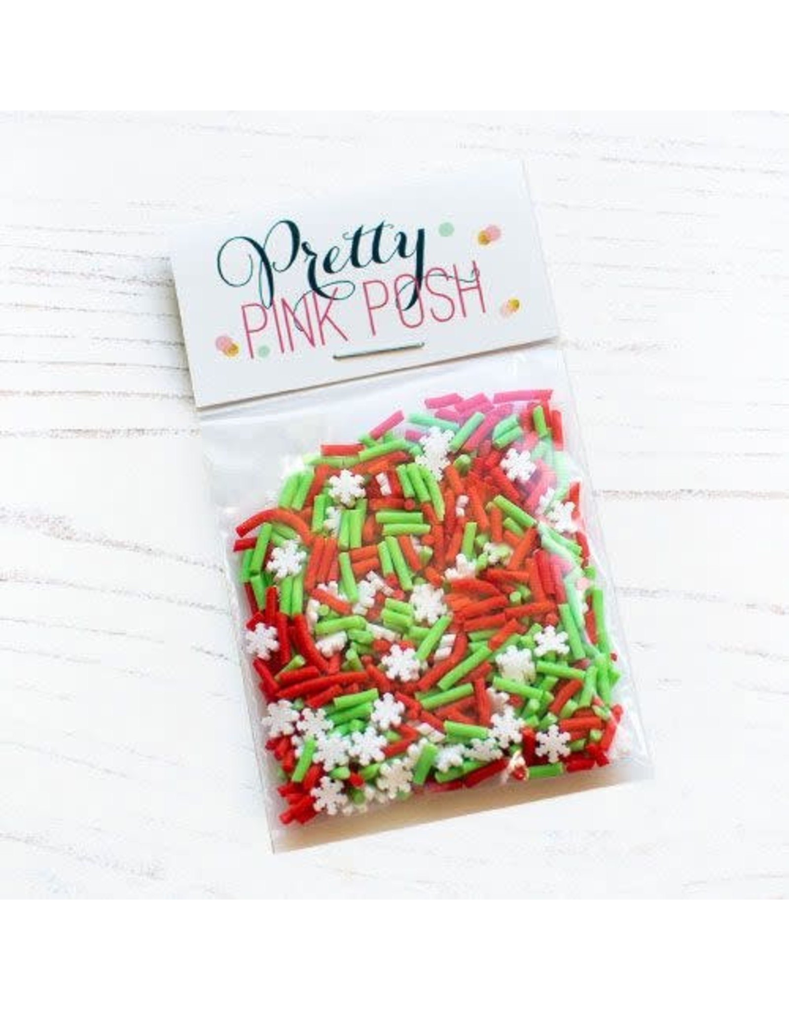 Pretty Pink Posh Holiday Cheer Clay Confetti