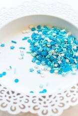 Pretty Pink Posh Winter Snowflakes Clay Confetti